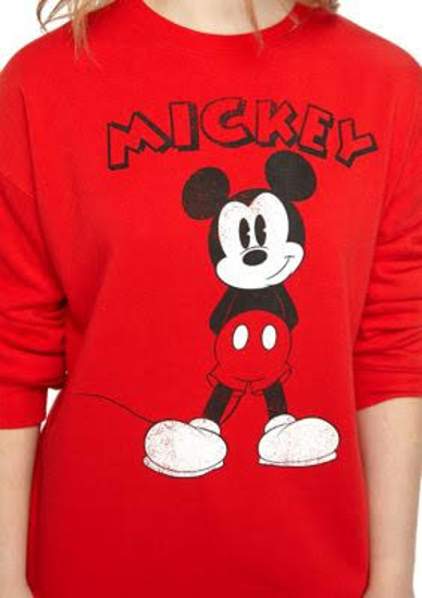 Picture of Disney Mickey Junior's Fleece Sweatshirt Red