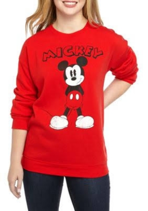 Picture of Disney Mickey Junior's Fleece Sweatshirt Red