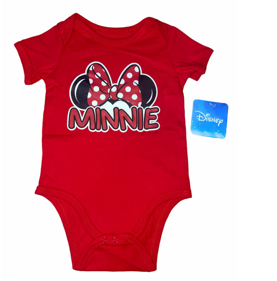 Picture of Infant Minnie Mouse Family Red Onesie 18M