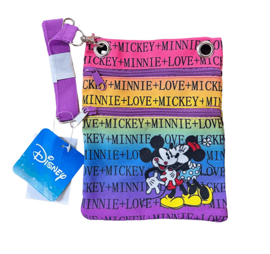 Picture of Disney Mickey Mouse Rainbow Passport Bag