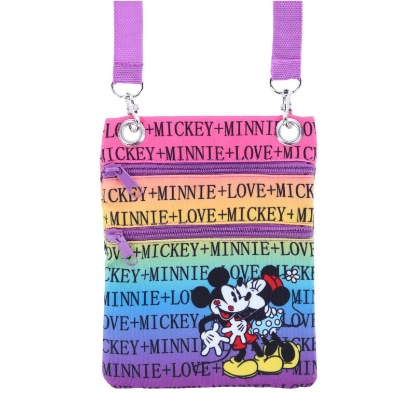 Picture of Disney Mickey Mouse Rainbow Passport Bag
