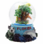 Picture of Florida Glass Snow Globe SnowDome -65 mm Home Decor PCF- Palms Trees with Dolphins,Gator, Manatee, Flamingo and Turtle