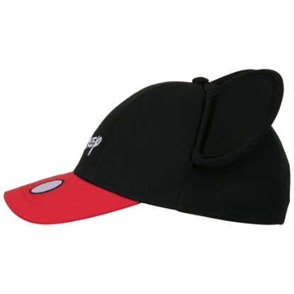 Picture of Mickey Mouse Signature Embroidered Youth Cap with 3D Ears Black & Red