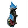 Picture of BLUE Sea Dolphin & Ship WHEEL SET  Home & Garden Statue Home Decor