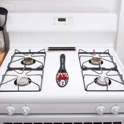 Picture of Classic Minnie Mouse Face with Polka Dots Ceramic Spoon Rest