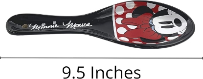 Picture of Classic Minnie Mouse Face with Polka Dots Ceramic Spoon Rest