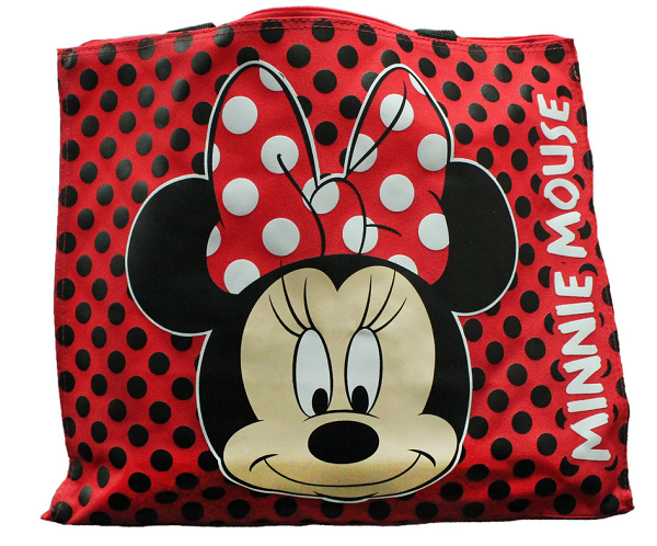 Picture of Beach Tote Minnie Polka Dots Bow, Red White