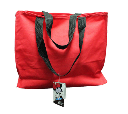 Picture of Beach Tote Minnie Polka Dots Bow, Red White