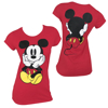 Picture of Adult Womens Fashion Top Mickey Front and Back Cherry Red