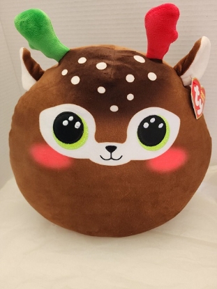 Picture of Ty Squish-A-Boo - Christmas Minx the Brown Reindeer Small 10''