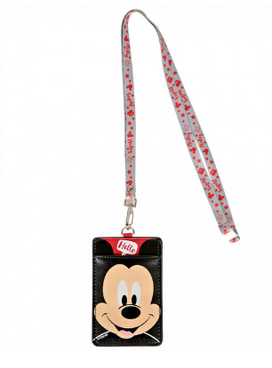 Picture of Mickey Mouse Hello Deluxe Lanyard with Card Holder