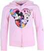 Picture of Disney Youth Group Cast Mickey Minnie Donald Daisy Zip Up Hoodie Light Pink