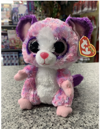 Picture of Ty Toys Beanie Boo Pink Bush Baby Becca - 15 CM, Purple