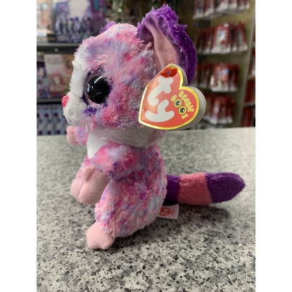 Picture of Ty Toys Beanie Boo Pink Bush Baby Becca - 15 CM, Purple