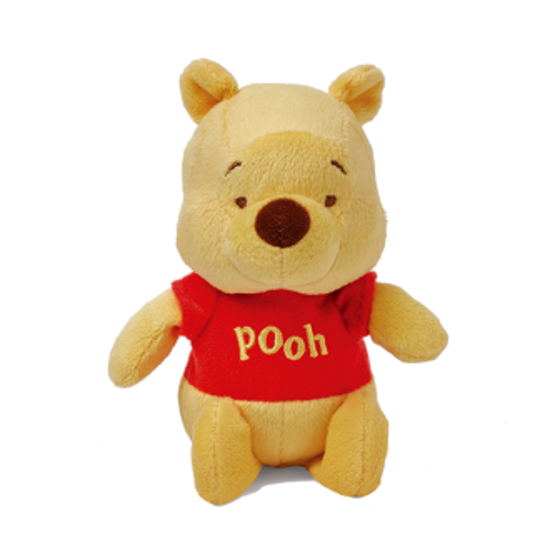 Picture of Winnie the Pooh Red Shirt Mini Jingler Plush Toy 15cm