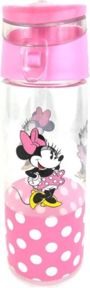 Picture of Minnie Water Bottle Disney Run Around Minnie Mouse Water Bottle - Pink Polka Dot - 18 Ounce