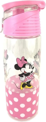 Picture of Minnie Water Bottle Disney Run Around Minnie Mouse Water Bottle - Pink Polka Dot - 18 Ounce