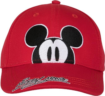 Picture of Mickey Mouse Peeking Red Colorway Youth Cap, Red, One size