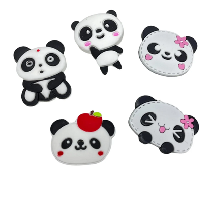 Picture of Panda Shoes Charms Black/White