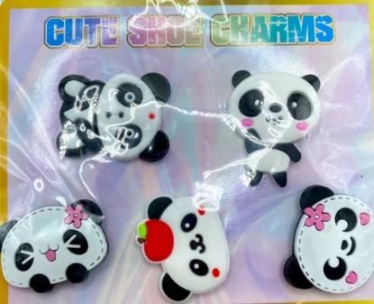 Picture of Panda Shoes Charms Black/White