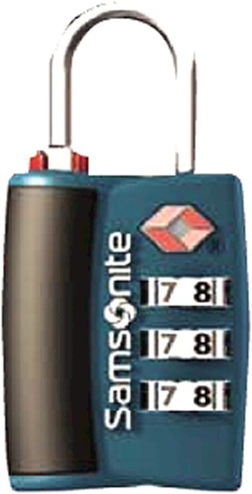 Picture of Samsonite Travel Sentry TSA 3 Dial Combination Combo Lock Luggage Pagoda Blue