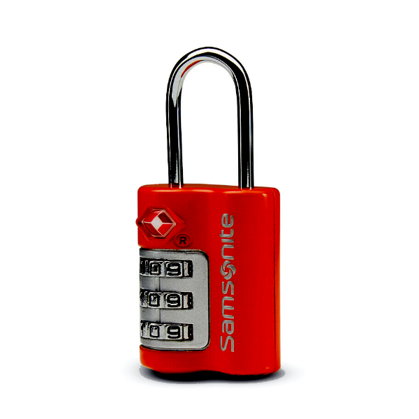 Picture of Samsonite 3 Dial Travel Sentry Combo Lock Red Pepper