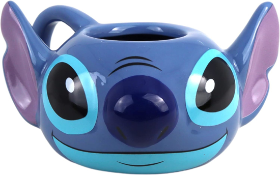 Picture of Stitch Head Mug, Boxed Sculpted Miniature Cup, Limited Edition Disney Lover Collectable, 3.5 Ounces, Blue