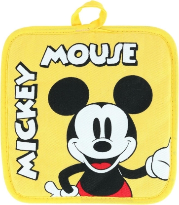 Picture of Disney Mickey Mouse Yellow Oven Mitt Dish Kitchen Towel Set Pot Holder  3pc