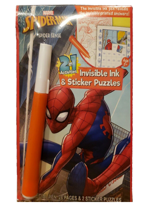 Picture of Marvel Invisible Ink & Stick Puzzles, Ultimate Spiderman, Spider Sense