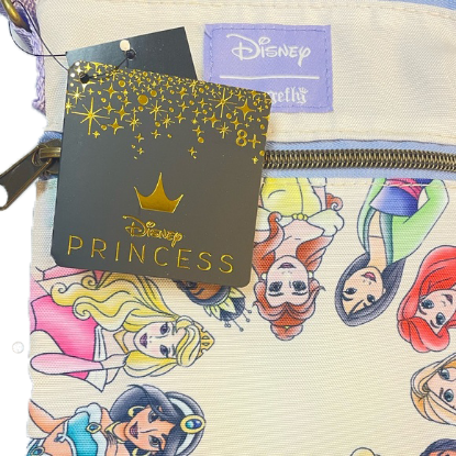 Picture of Disney Princess Group Passport Crossbody Bag 7”x9”
