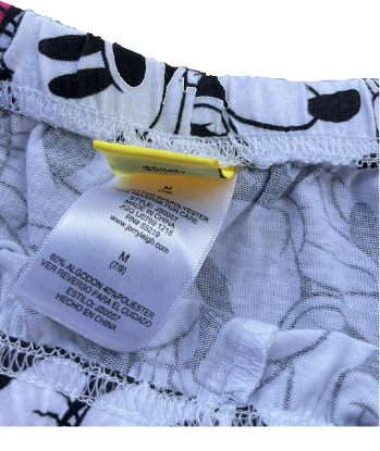 Picture of Disney Minnie Faces White Pink  Adult Women's Short