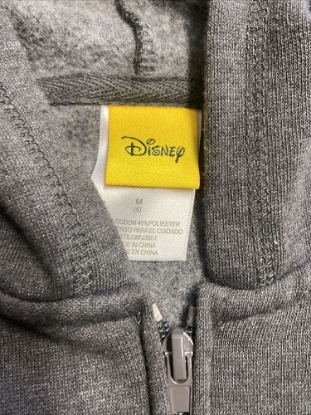 Picture of Disney Mickey Friends Goofy Pluto Donald Boys Zip Up Hoodie Charcoal Gray Large