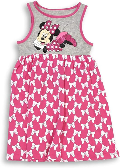 Picture of Disney Minnie Mouse Dress Bows All Over Outfit Toddler Girls 3T