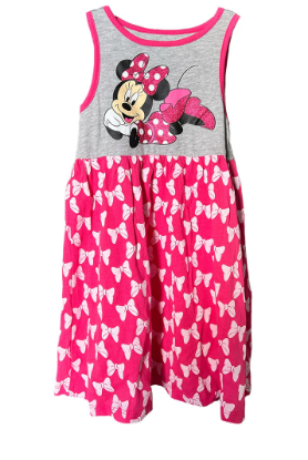 Picture of Disney Minnie Mouse Dress Bows All Over Outfit Toddler Girls 3T