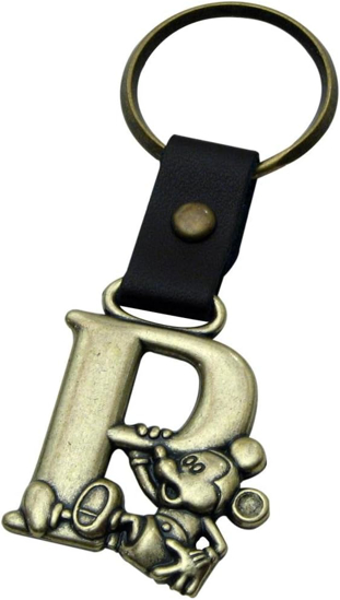Picture of Disney Mickey Mouse Letter P Brass Key Chain