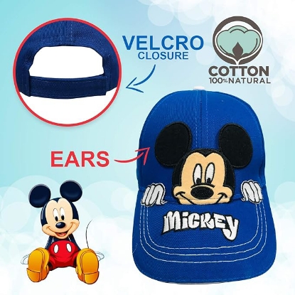 Picture of Disney Mickey Mouse Peek-A-Boo Baseball Cap Unisex Age 4-7 100% Cotton