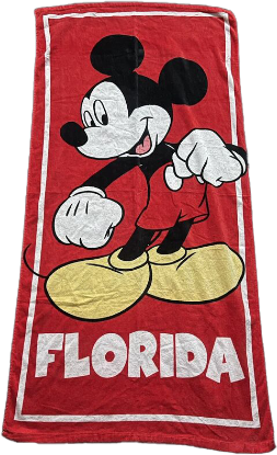Picture of Disney Classic Mickey Red Beach Towel