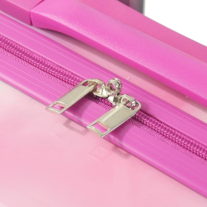 Picture of Disney Minnie Mouse 21 Inch Kids Rolling Luggage, Hardshell Carry On Suitcase with Wheels, Pink