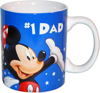 Picture of Disney #1 Dad Mug  Ceramic Blue Coffee Relief Mug 11oZ