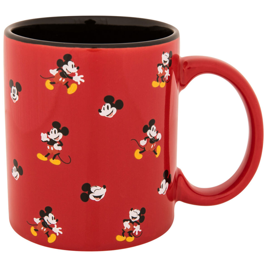 Picture of Mickey Mouse Running Pattern 11oz. Mug Red