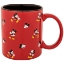 Picture of Mickey Mouse Running Pattern 11oz. Mug Red