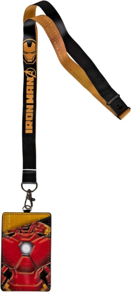 Picture of Marvel Iron Man Chest Arc Reactor ID Card Holder Lanyard, One Size