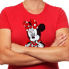 Picture of Disney Minnie Mouse Junior Hi Lo Shh Flirt Pose Top Red