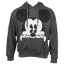 Picture of Disney  Mickey Mouse Peeking Pullover Fleece Adult Unisex Size: 2XL Gray