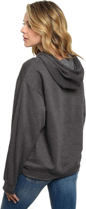 Picture of Disney  Mickey Mouse Peeking Pullover Fleece Adult Unisex Size: 2XL Gray