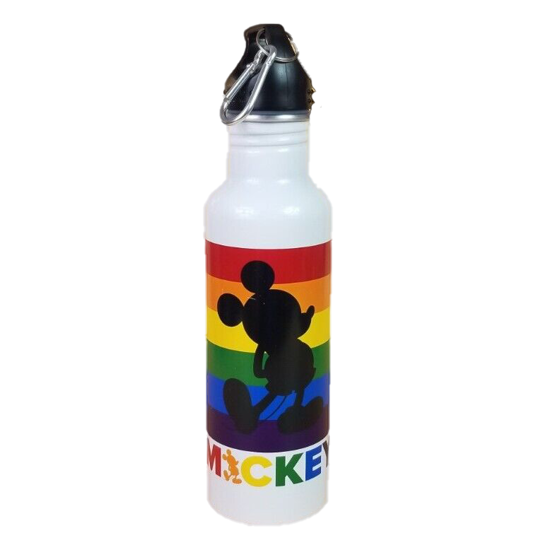 Picture of Disney Mickey Pride Rainbow Aluminum Water Bottle