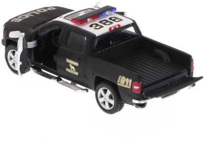 Picture of Kinsmart KT5381P 2014 Chevrolet Silverado Die Cast Police Pickup Truck