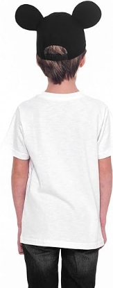 Picture of Disney Mickey Mouse Kids Black Baseball Hat with Ears