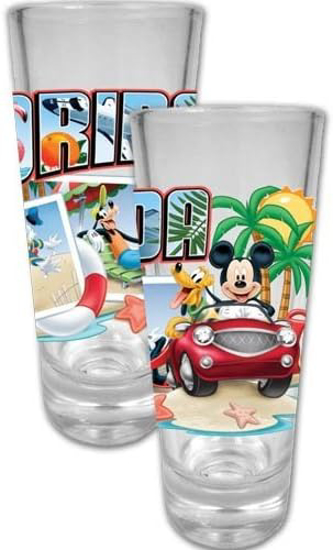 Picture of Disney Mickey Mouse and Friends Florida Postcard Shot Glass