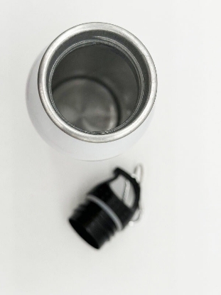 Picture of Disney Mickey & Minnie Mouse Sunset Aluminum Water Bottle with Carabiner Hook